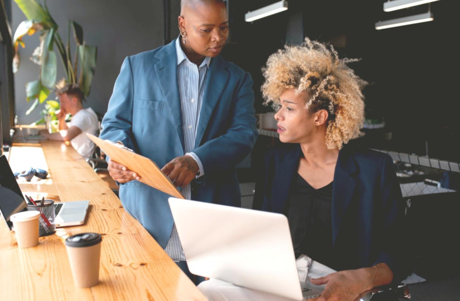 Financial planning workspace showing budget documents and calculators